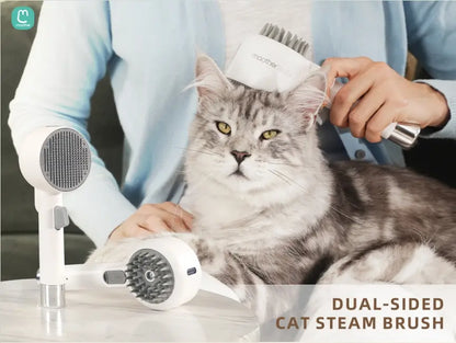 Fresh Fur 2-in-1 Pet Shower Brush and Spray Comb for Effective Deshedding and Grooming of Cats and Dogs