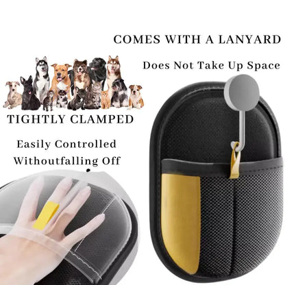 Electrostatic Pet Hair Remover Gloves with Adjustable Wrist Strap - Breathable, Reusable, Skin-Safe Grooming Tool for Effortless Hair Removal on Sofas, Clothing, Bedding, and Curtains